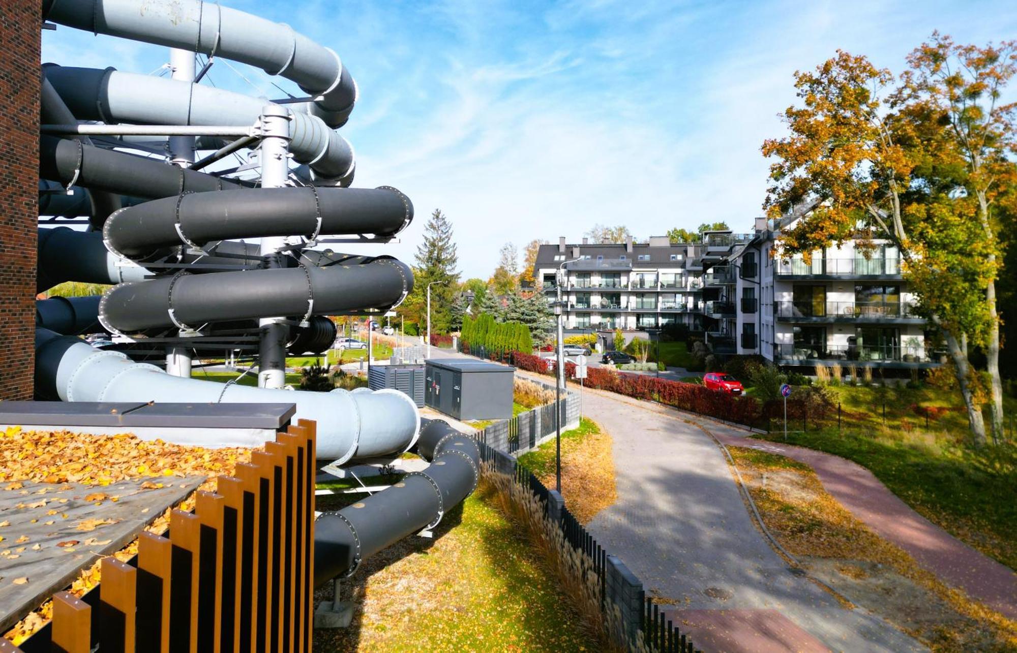 Lake Apart Ostroda - Widok, Przy Plazy, Aquapark, Parking Podziemny, Winda, Netflix Luaran gambar